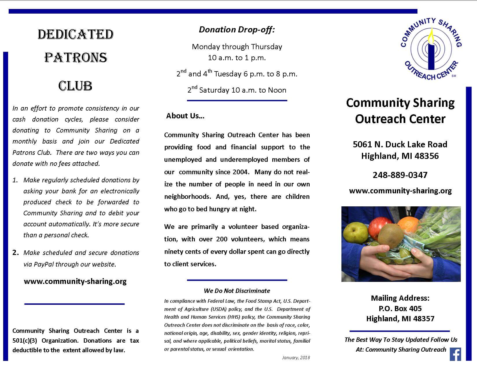 Community Sharing Outreach Center